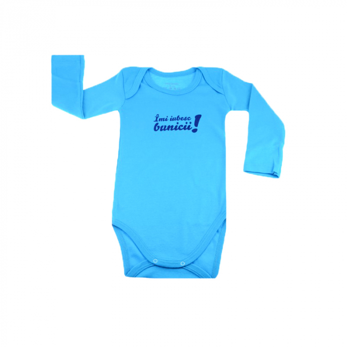 Body cu maneca lunga pentru baieti Mini Bimbi BMB-06AL-92-cm, Albastru [1]