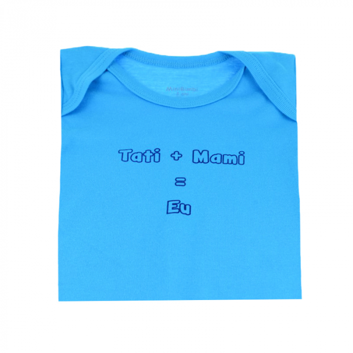 Body cu maneca lunga pentru baieti Mini Bimbi BMB-08AL-92-cm, Albastru [2]