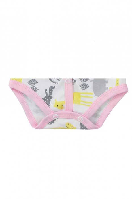 Body cu maneca lunga pentru fete Koala Zwierzyniec 06-389R-62-cm, Roz [2]