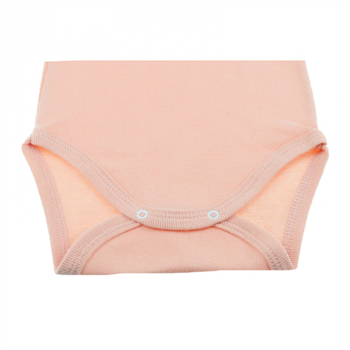 Body cu maneca lunga pentru fete Mini Bimbi BMB-03CO-86-cm, Coral [3]