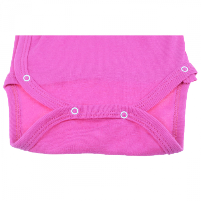 Body cu maneca lunga pentru fete Mini Bimbi BMB-10F, Fucsia [3]
