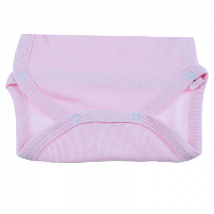 Body cu maneca lunga pentru fete Mini Bimbi BMB-14RZ-68-cm, Roz [3]