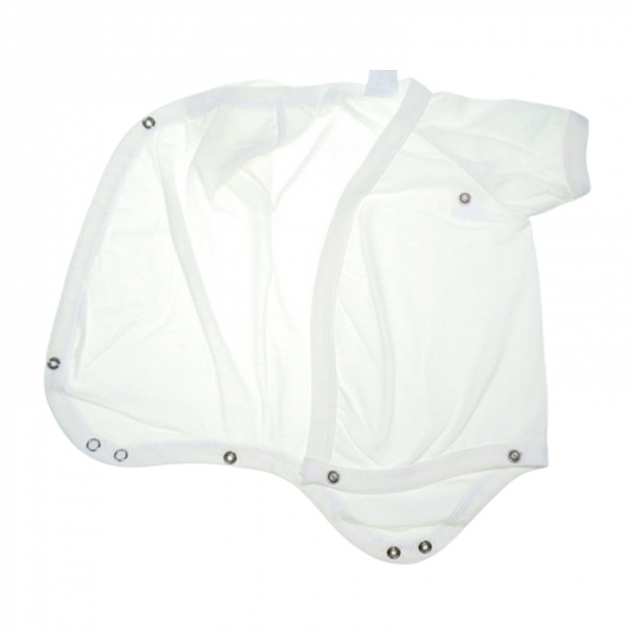 Body petrecut, cu maneca scurta pentru copii, Mini Junior BDY1-2, Crem [3]