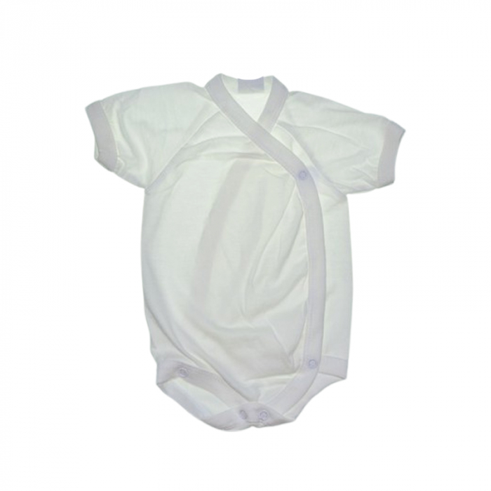 Body petrecut, cu maneca scurta pentru copii, Mini Junior BDY1-2, Crem [1]