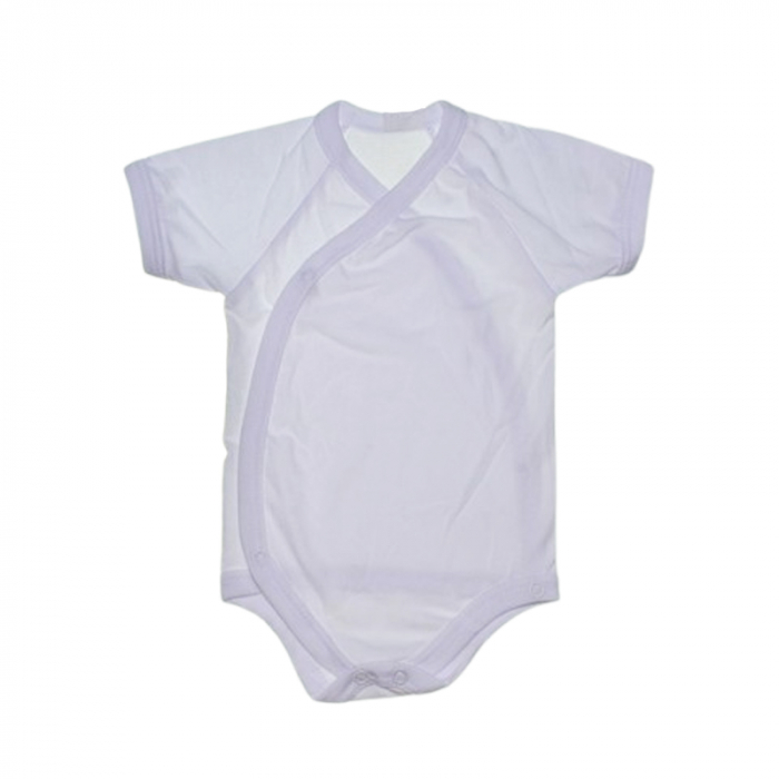 Body cu maneca scurta pentru copii Mini Junior BDY1, Alb [1]