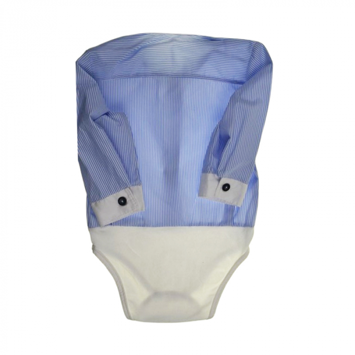 Body tip camasa cu maneca lunga pentru baieti, Mini Junior MJ-0303, Albastru [2]