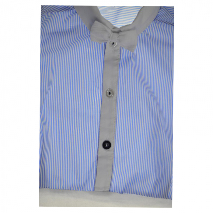 Body tip camasa cu maneca lunga pentru baieti, Mini Junior MJ-0303, Albastru [3]