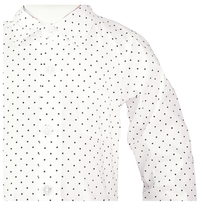 Body tip camasa pentru baieti Christopher Baby Club 5768-A-68-cm, Alb [2]