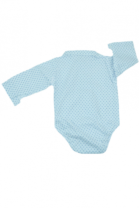 Body tip camasa pentru baieti Cristopher Baby Club 5768-62-cm, Alb [3]