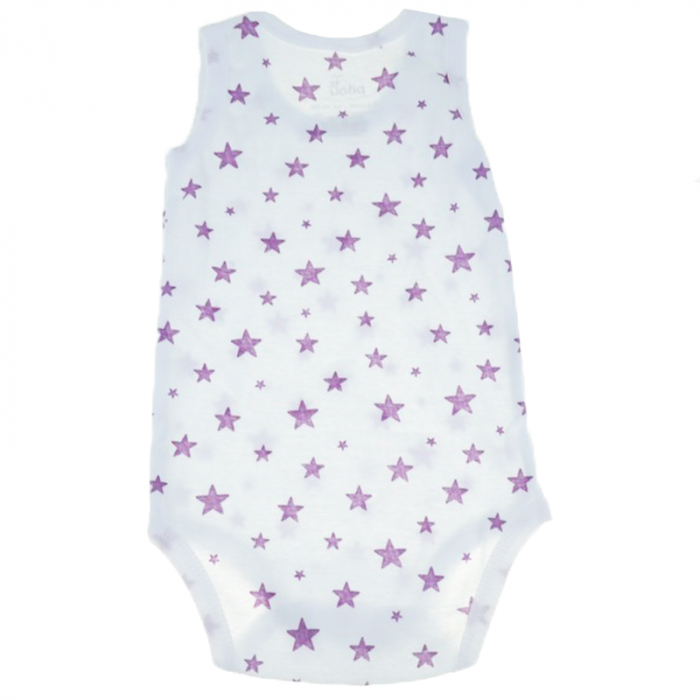 Body tip maiou pentru fete Pifou Model 5 BM5P1-86-cm, Alb [3]