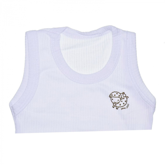 Body tip maiou pentru copii BabyToo BDYBT-12, Alb [2]