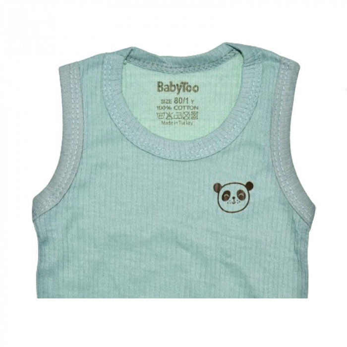 Body tip maiou pentru copii BabyToo BDYBT-14, Verde [2]