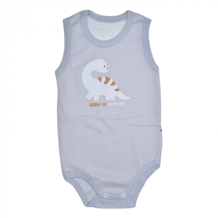 Body tip maiou, pentru baieti, Mini Junior 3117DG, Gri [1]