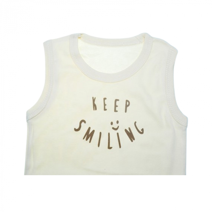 Body tip maiou, pentru copii, Mini Junior 3117KSC, Crem [3]