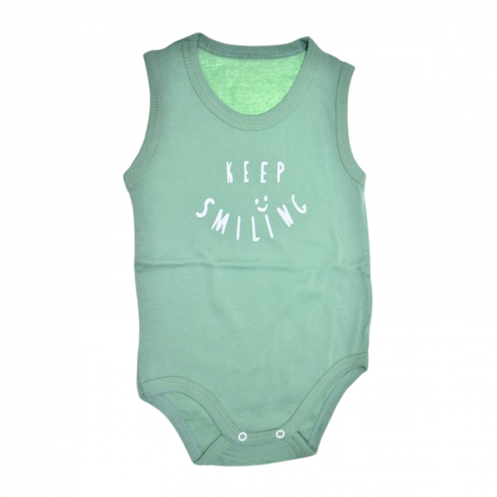 Body tip maiou, pentru copii, Mini Junior 3117KSV, Verde [1]