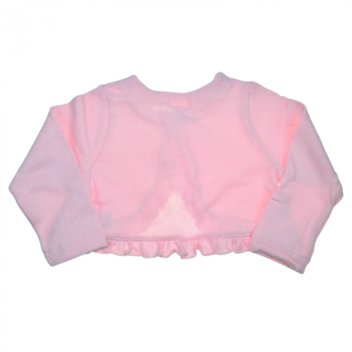 Bolero cu maneca lunga pentru fete, Mini Junior BLR0188, Roz [3]