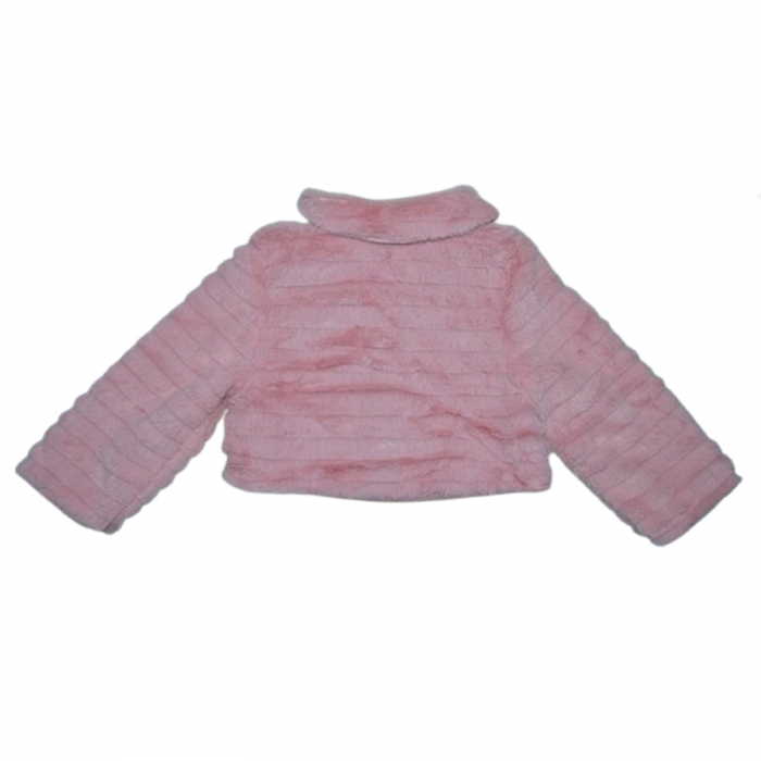 Bolero elegant din blanita pentru fete Mini Junior BLO-MJ3, Roz [2]