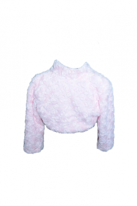 Bolero elegant din blanita pentru fete Sarum SR01-110-cm, Roz [3]