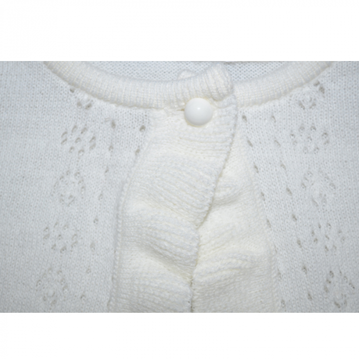 Bolero elegant pentru fete Baby Club Christopher 4785C-80-cm, Crem [3]