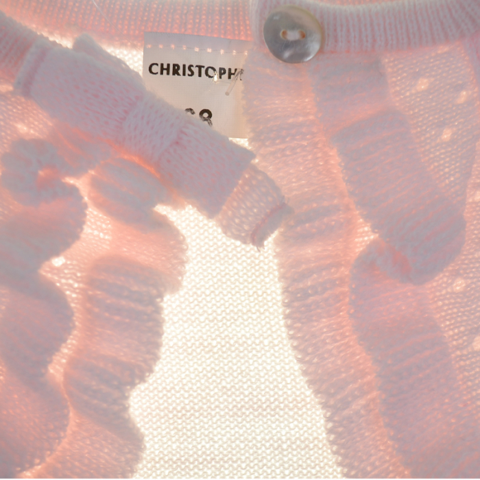 Bolero elegant pentru fete Baby Club Christopher 5126R-68-cm, Roz [3]