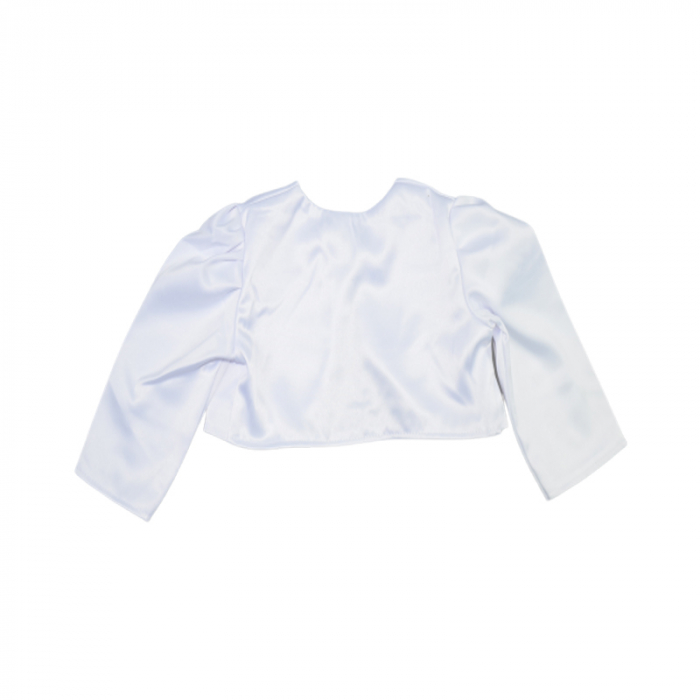 Bolero elegant pentru fete Mini Junior BFDD-3, Alb [2]