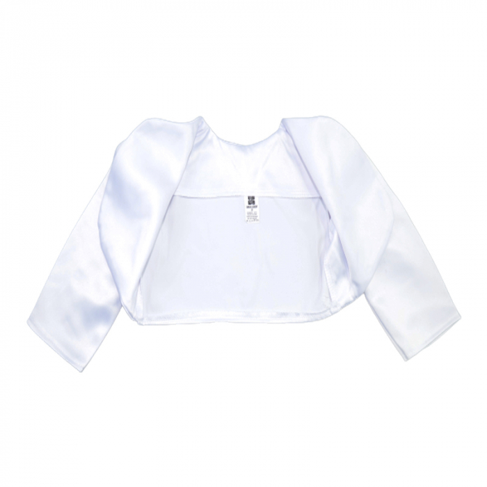 Bolero elegant pentru fete Mini Junior BFDD-3, Alb [1]