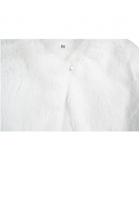 Bolero elegant pentru fete NN BFN-A2, Alb, 80 cm [2]