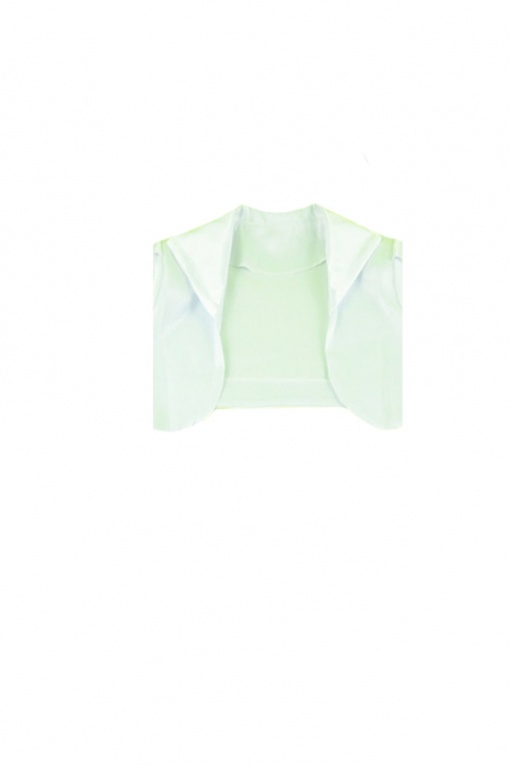 Bolero elegant pentru fete Mini Junior BLR BLR 12-116-cm, Alb [2]