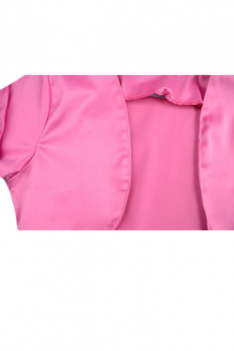 Bolero elegant pentru fete Mini Junior MDZB1-F1-128-cm, Roz [2]