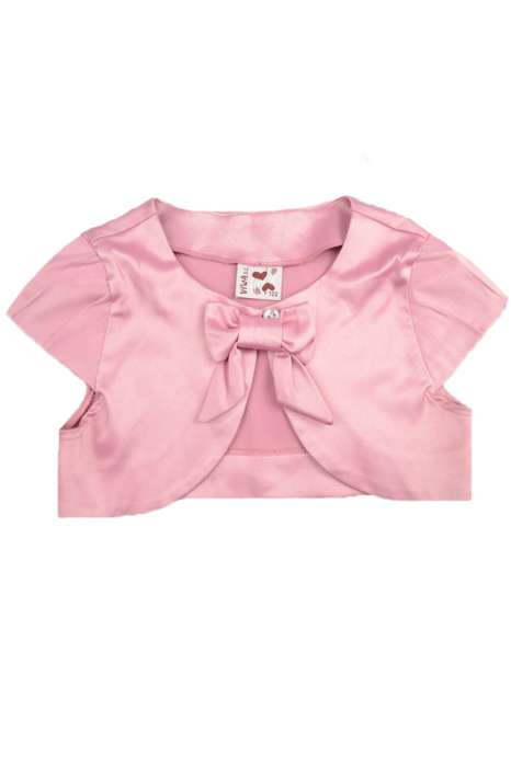 Bolero elegant pentru fete Viwa MDZB1-R4-122-cm, Roz [1]