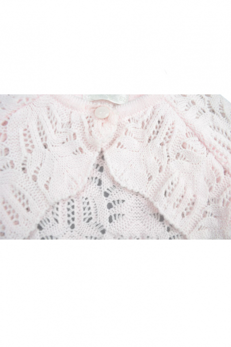 Bolero maneca lunga pentru fete Christopher Baby Club BFN-R3-62-cm, Roz [2]