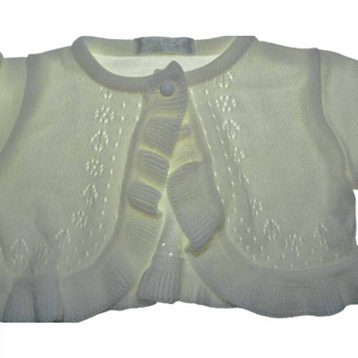 Bolero pentru fete Mini Junior  2605BEC, Crem [2]