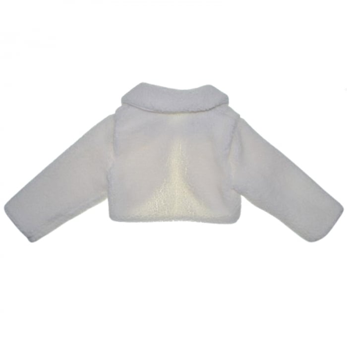 Bolero pentru fete Mini Junior BLO-MJ7, Alb [2]