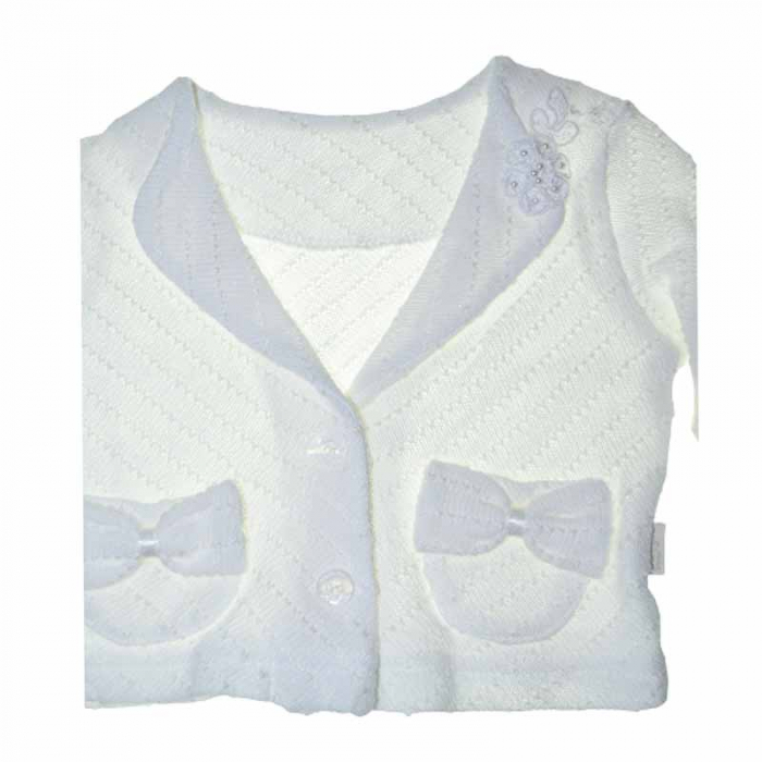 Bolero pentru fete Mini Junior  2605BE,  Alb [2]