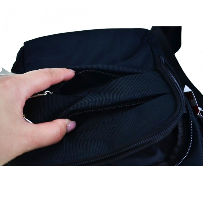 Geanta de umar pentru barbati Mini Junior BBMJ-3, Negru [4]