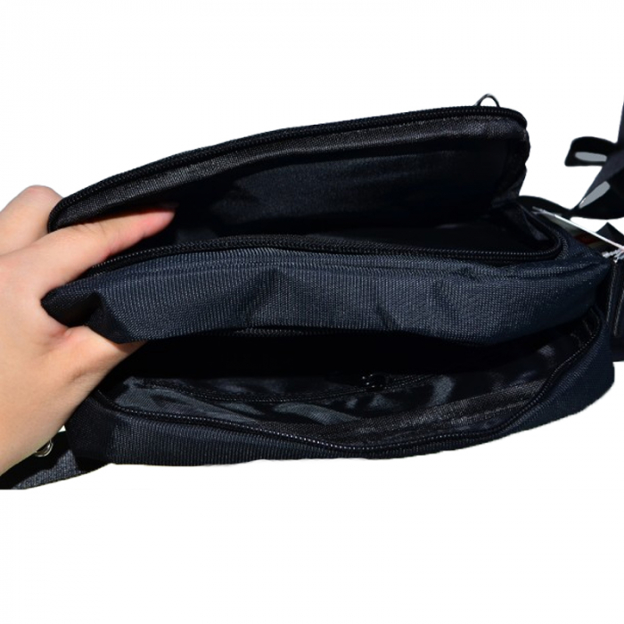 Geanta de umar pentru barbati Mini Junior BBMJ-4, Negru [4]
