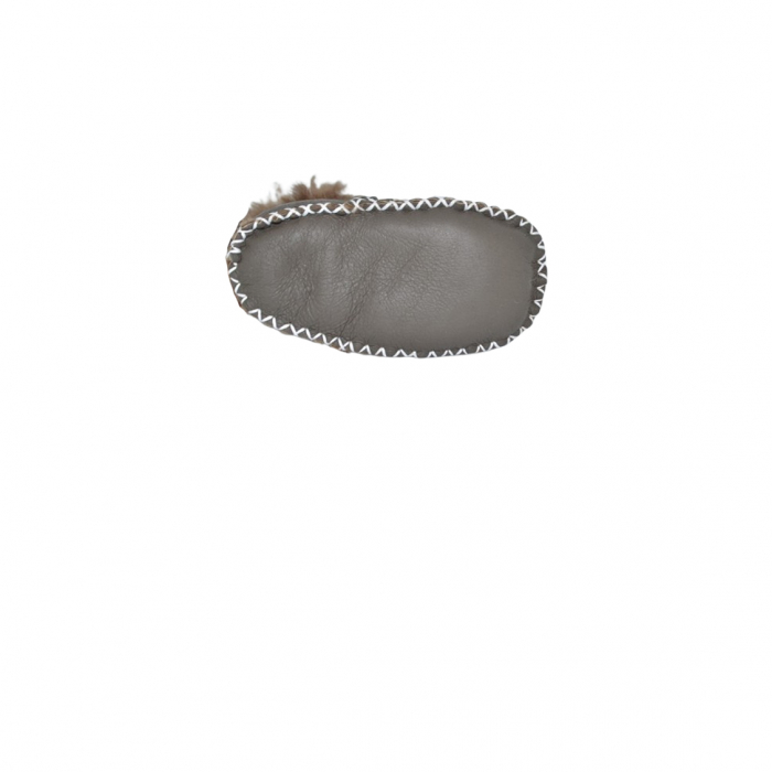 Botosei din piele, imblaniti pentru bebelusi, Mini Junior, BTSBBMJ-3, Maro [5]