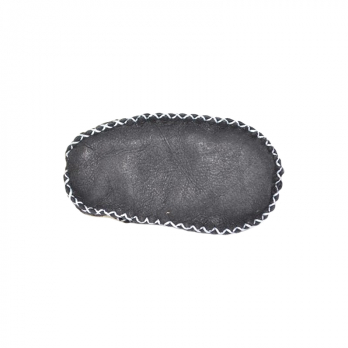 Botosei din piele, imblaniti pentru bebelusi, Papulin, PNTFP-MJ1, Negru [5]