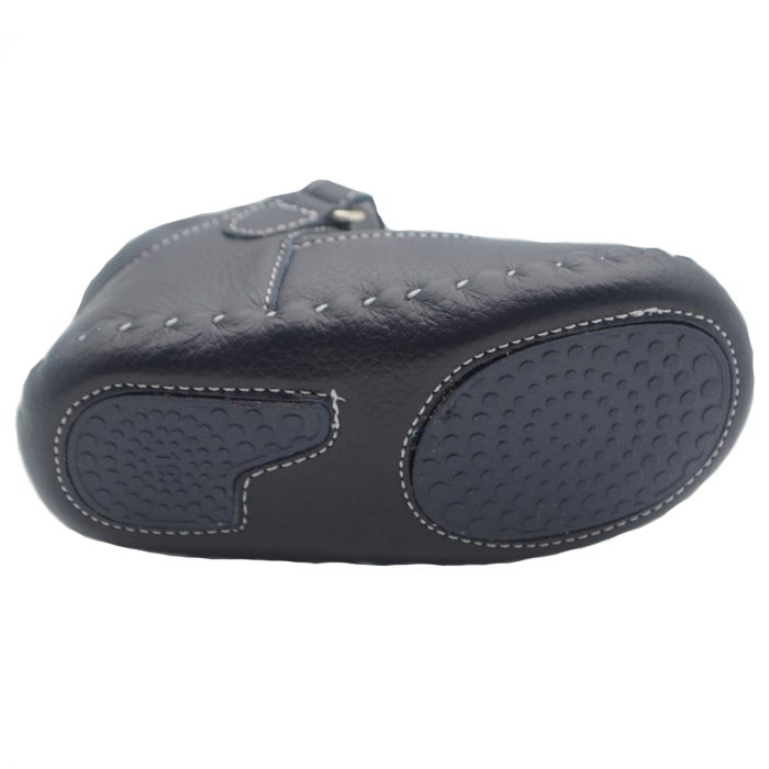 Pantofi din piele pentru baieti Small Foot SMFT10B-18, Bleumarin [4]