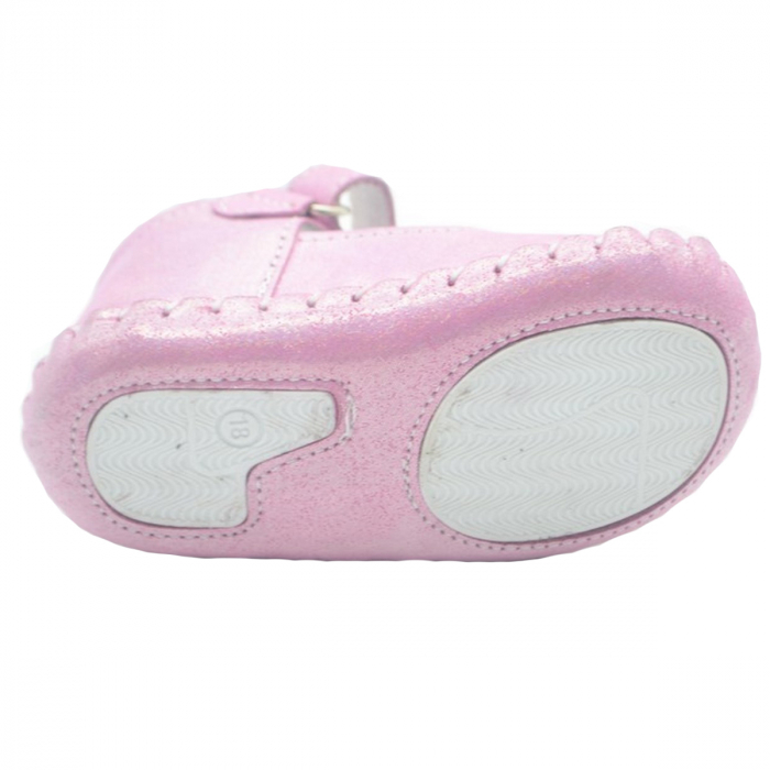 Pantofi din piele pentru fete Small Foot SMFT7F-18, Roz [4]