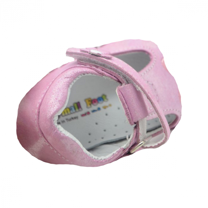 Pantofi din piele pentru fete Small Foot SMFT8F-21, Roz [4]