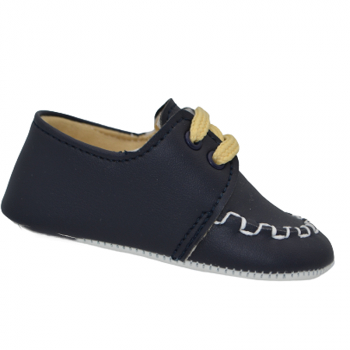 Botosei eleganti pentru baieti Baby Sea 290901BL, Bleumarin [4]