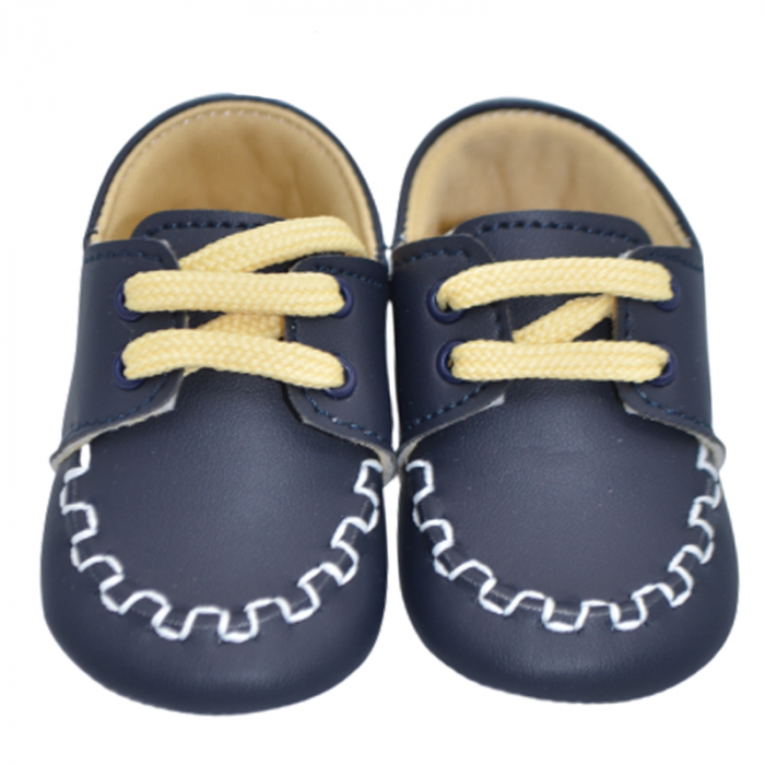 Botosei eleganti pentru baieti Baby Sea 290901BL, Bleumarin [2]