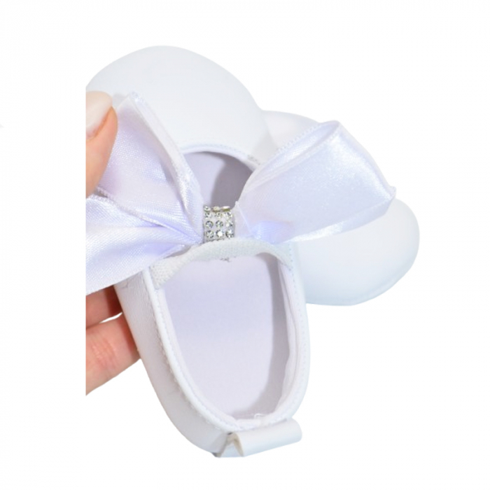 Botosei eleganti pentru fete Mini Junior 1008-A, Alb [5]