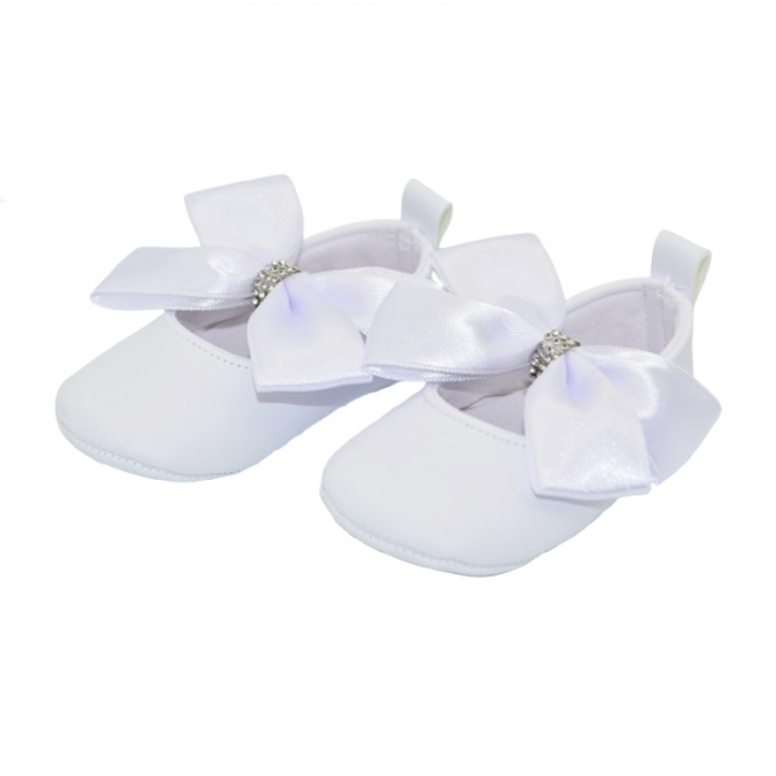 Botosei eleganti pentru fete Mini Junior 1008-A, Alb [1]
