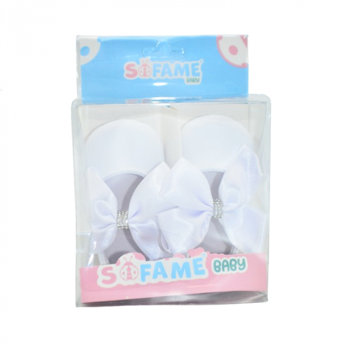Botosei eleganti pentru fete Mini Junior 1008-A, Alb [2]