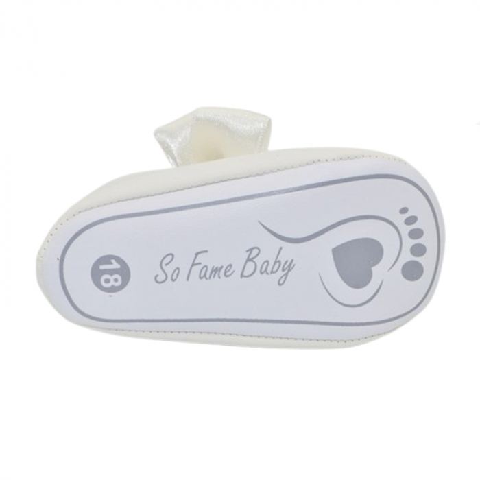 Botosei eleganti pentru fete Mini Junior 1008-C1, Crem [4]
