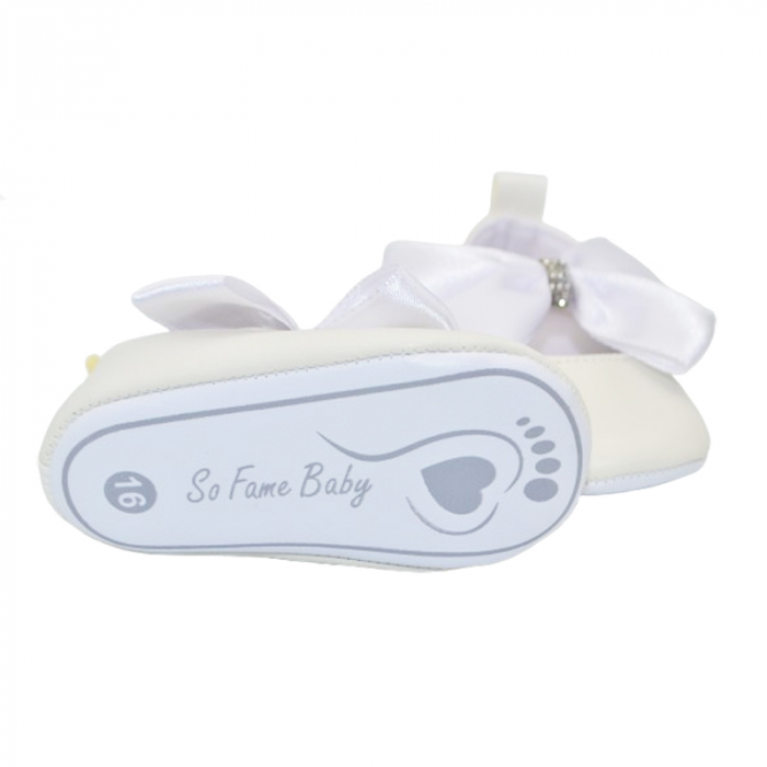 Botosei eleganti pentru fete Mini Junior 1008-C, Crem [3]