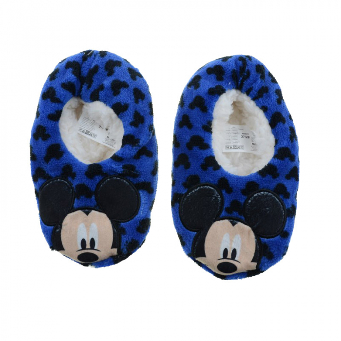 Botosei de casa antiderapanti pentru baieti Sun City Mickey Mouse HS0672-27-28, Albastru [2]