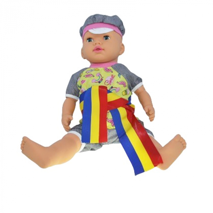 Brau traditional tricolor 7 cm latime Mini Junior MJB171123MM, Multicolor [3]